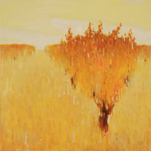 Autumn orchard par Bo Kravchenko, Peinture en vente sur Singulart
