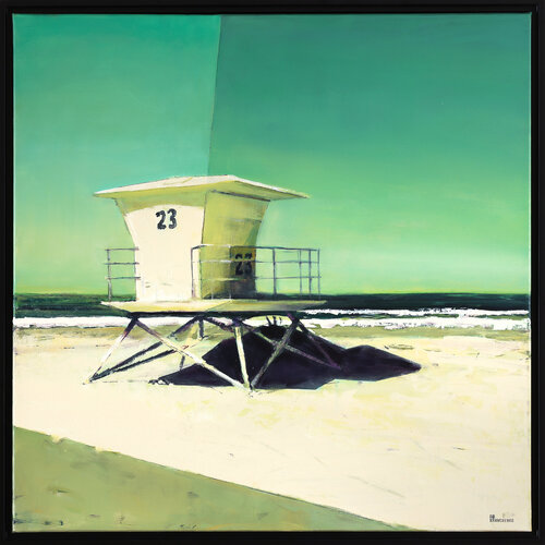 Lifeguard Tower 23 von Bo Kravchenko, Malerei kaufen auf Singulart