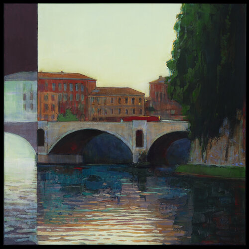 Bridges of Rome von Bo Kravchenko, Malerei kaufen auf Singulart