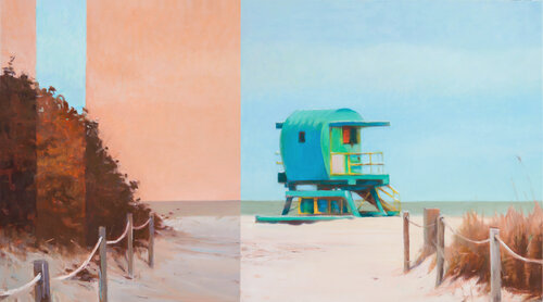 Autumn on the Beach di Bo Kravchenko, Pittura in vendita su Singulart