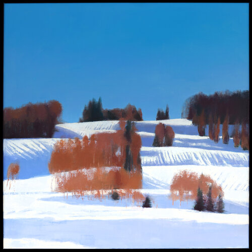 Slopes Ready to Ski di Bo Kravchenko, Pittura in vendita su Singulart