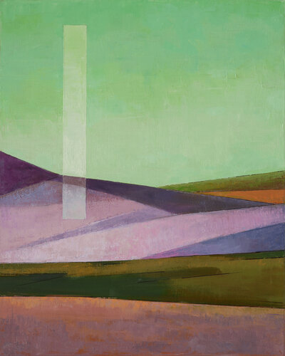 Colorful Mountains de Bo Kravchenko, Pintura a la venta en Singulart