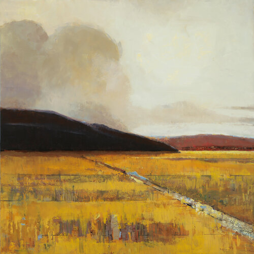Cozy Mountains par Bo Kravchenko, Peinture en vente sur Singulart