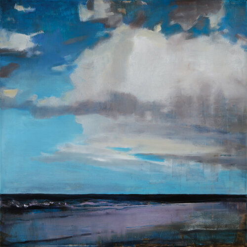 Huge cloud on the ocean von Bo Kravchenko, Malerei kaufen auf Singulart
