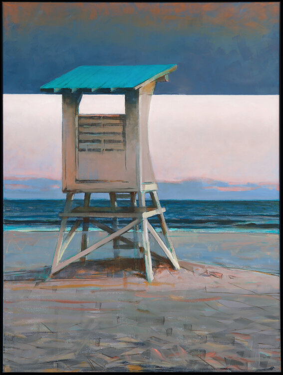 Silent guard on the ocean shore Bo Kravchenko