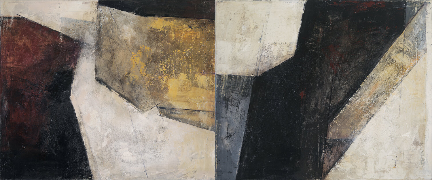 Abstract Diptych Bo Kravchenko