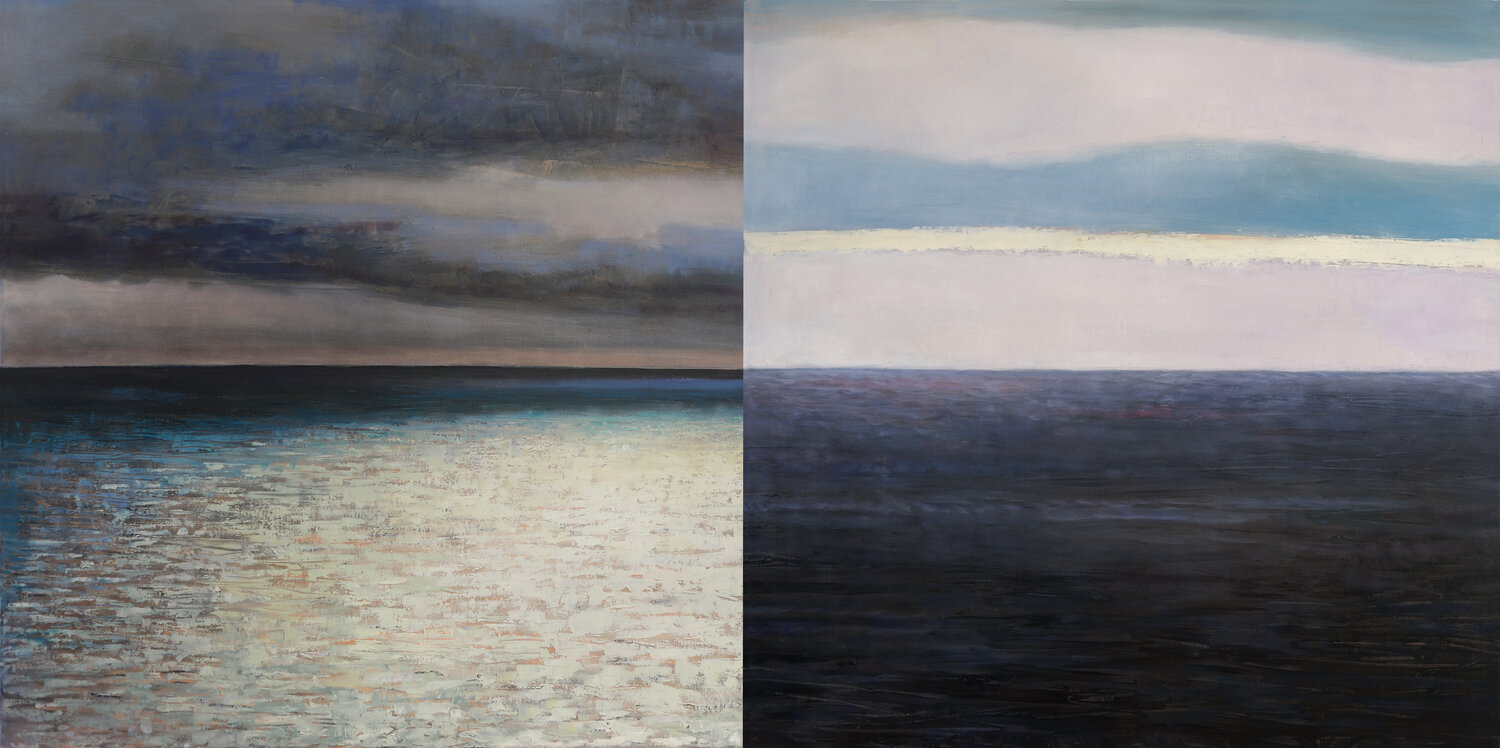 Two Oceans Diptych Bo Kravchenko