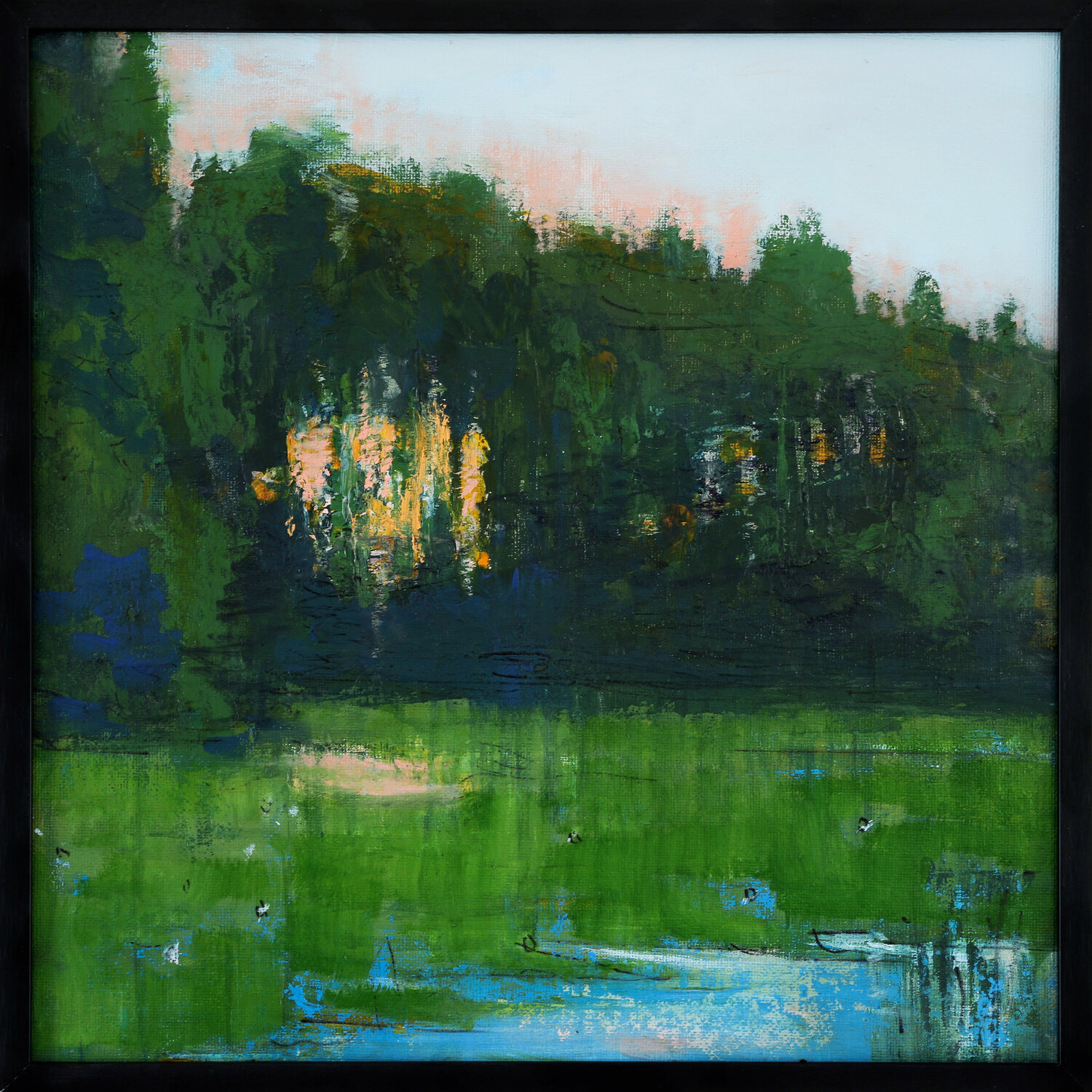 Sunset through the forest Bo Kravchenko