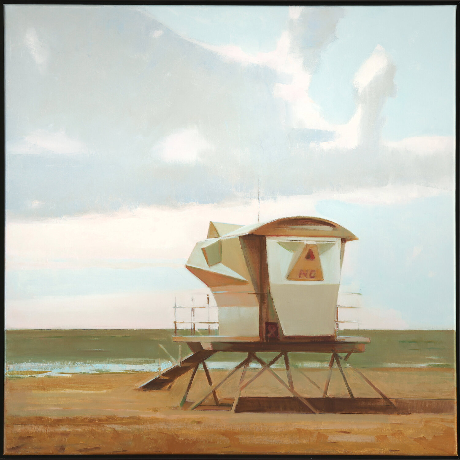 Early morning Lifeguard Tower Bo Kravchenko