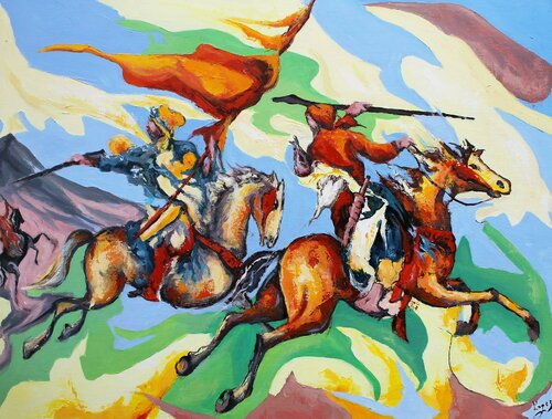 Fantasia van Jean-Luc Lopez, Schilderij te koop op Singulart