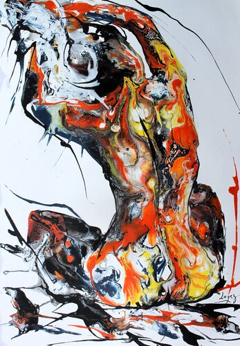 Tee shirt fugace by Jean-Luc Lopez, Painting for Sale on Singulart