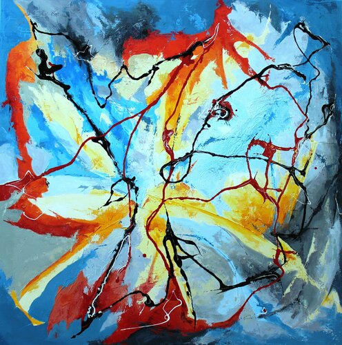 Solidarité di Jean-Luc Lopez, Pittura in vendita su Singulart