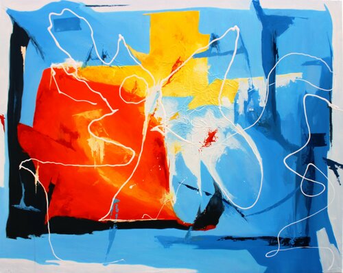 Abstrait 1413 di Jean-Luc Lopez, Pittura in vendita su Singulart