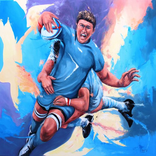 Encore un effort pour l'essai de la qualification di Jean-Luc Lopez, Pittura in vendita su Singulart