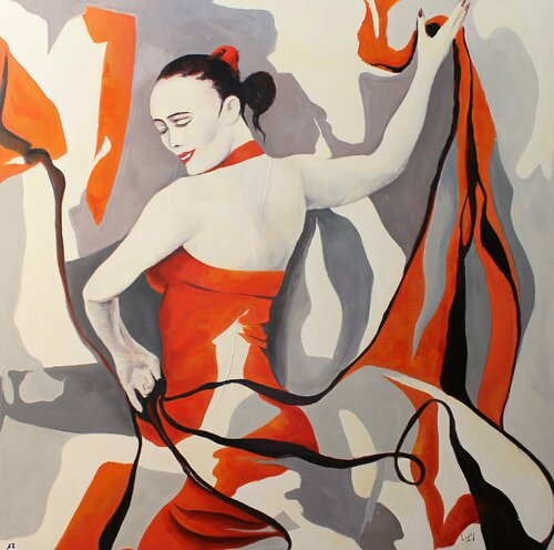 Flamenco by Jean-Luc Lopez, Painting for Sale on Singulart