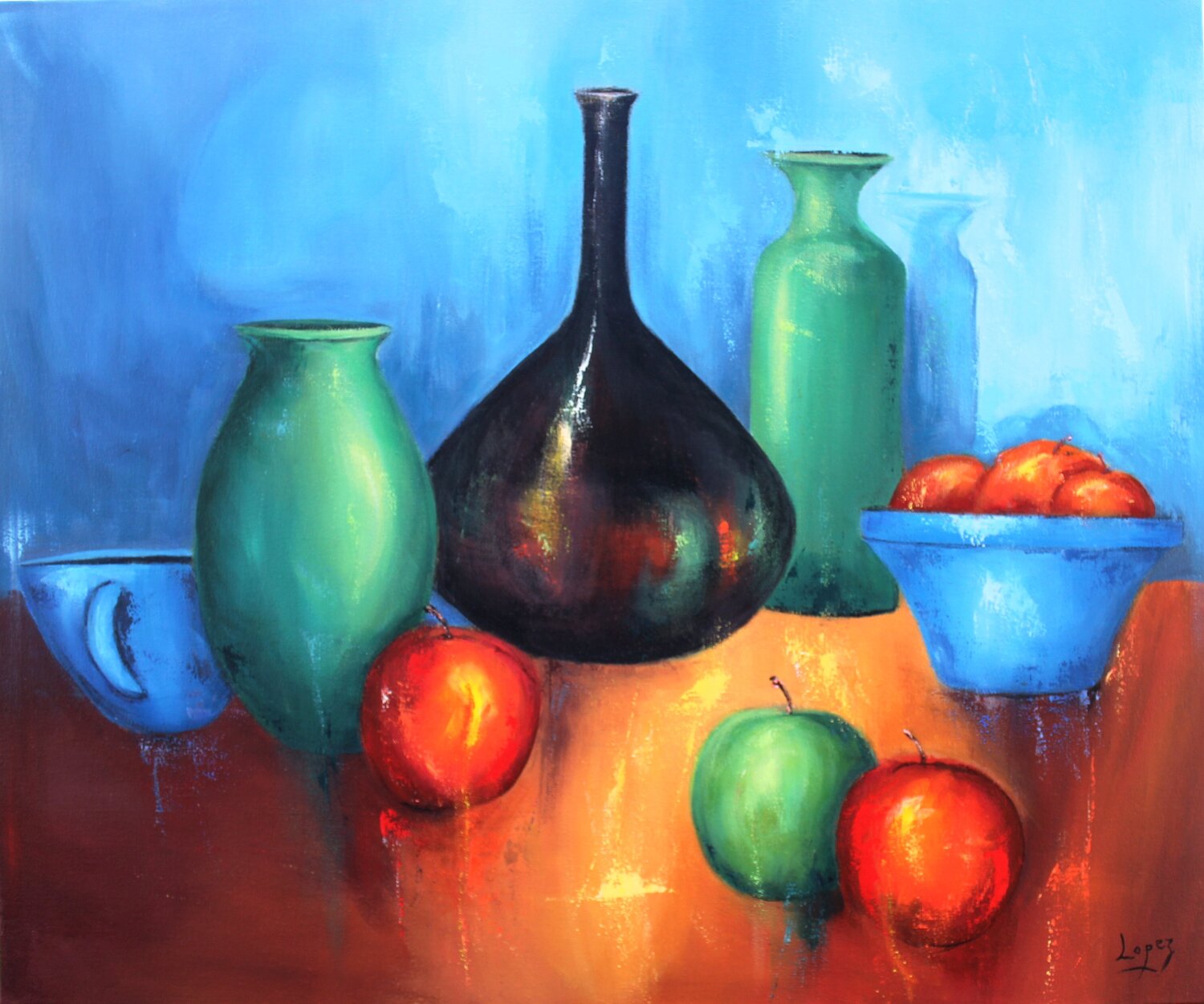 Carafe noire Jean-Luc Lopez