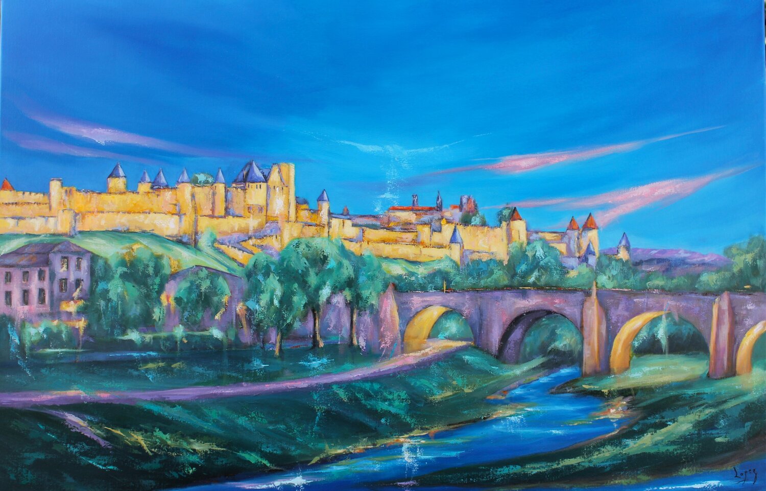 Nuit sur Carcassonne Jean-Luc Lopez