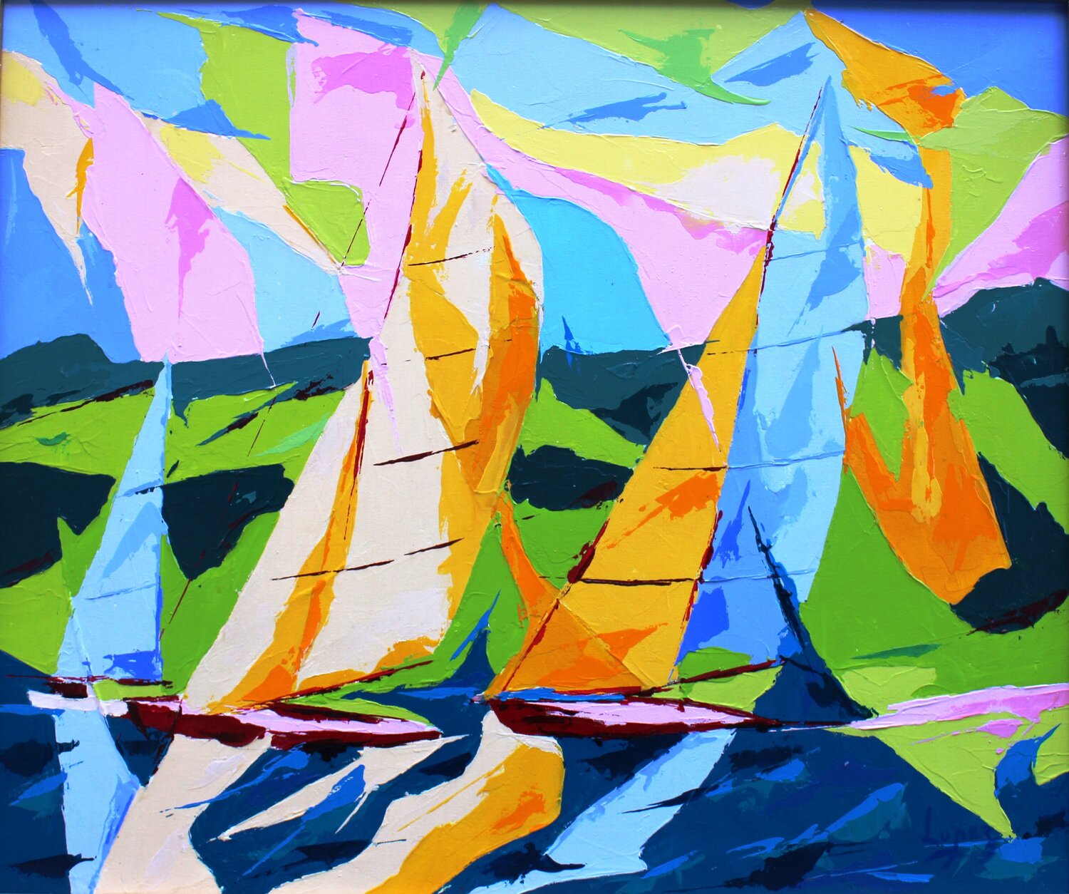 Régate en bord de mer Jean-Luc Lopez