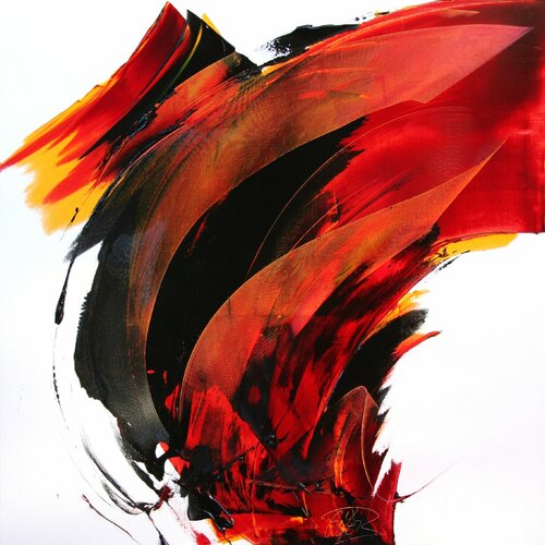 Sans titre - Référence E 70 - Huile sur toile 120x120cm van Jean Soyer, Schilderij te koop op Singulart