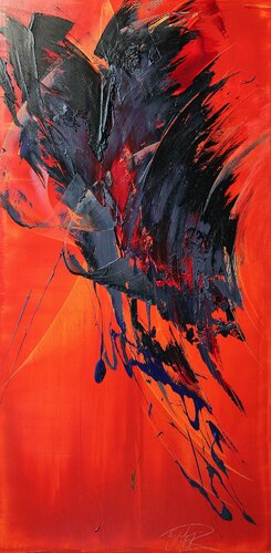 Réf. N 11 - Huile sur toile 195x97cm van Jean Soyer, Schilderij te koop op Singulart