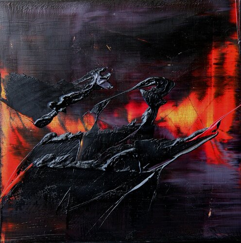 Réf. A 13 - Huile sur toile 60x60cm Jean Soyer