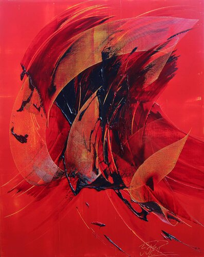 Réf. E 90 - Huile sur toile 162x114cm van Jean Soyer, Schilderij te koop op Singulart