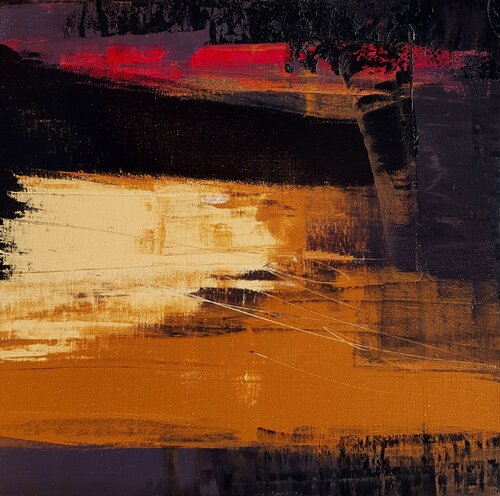 Référence S 155 - Huile sur toile 50x50cm Jean Soyer