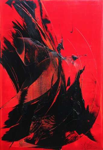 Référence D 41 - Huile sur toile 130x89cm von Jean Soyer, Malerei kaufen auf Singulart