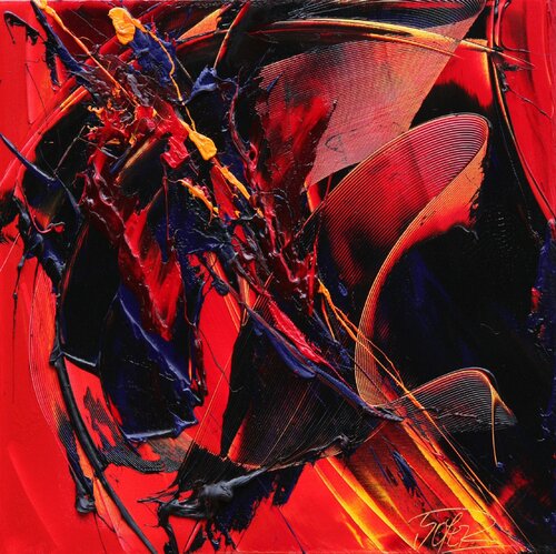 Réf. D 65 - Huile sur toile 60x60cm Jean Soyer