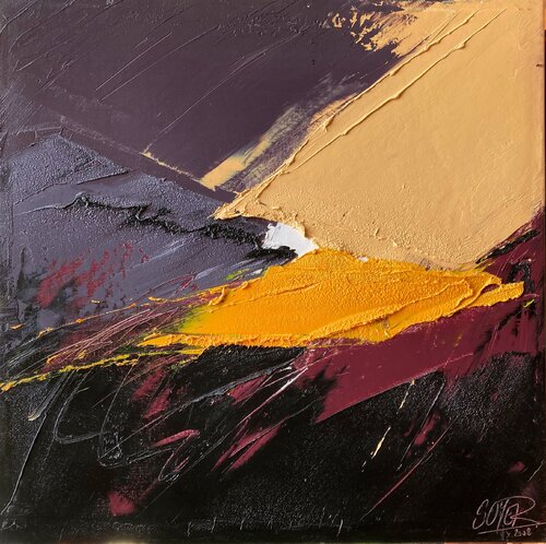 Référence 2002 10 11 - Huile sur toile 60x60cm von Jean Soyer, Malerei kaufen auf Singulart