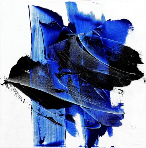 Référence P 52 - Huile sur toile 60x60cm von Jean Soyer, Malerei kaufen auf Singulart