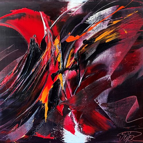 Référence S 30 - Huile sur toile 80x80cm van Jean Soyer, Schilderij te koop op Singulart
