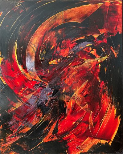 Référence L 04 - Huile sur toile 162x130cm von Jean Soyer, Malerei kaufen auf Singulart