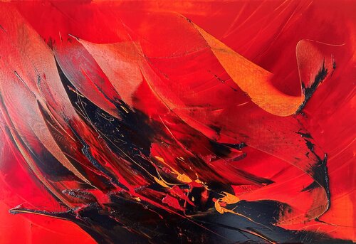 Référence F 14 - Huile sur toile 89x130cm von Jean Soyer, Malerei kaufen auf Singulart
