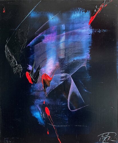 Référence D 23 - Huile sur toile 65x54cm di Jean Soyer, Pittura in vendita su Singulart