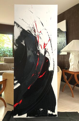 Référence S 218 - Huile sur toile 180x70cm van Jean Soyer, Schilderij te koop op Singulart