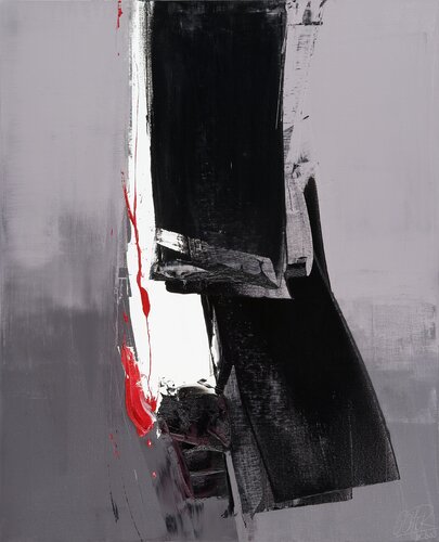 Référence 2003 02 07 - Huile sur toile 100x81cm di Jean Soyer, Pittura in vendita su Singulart