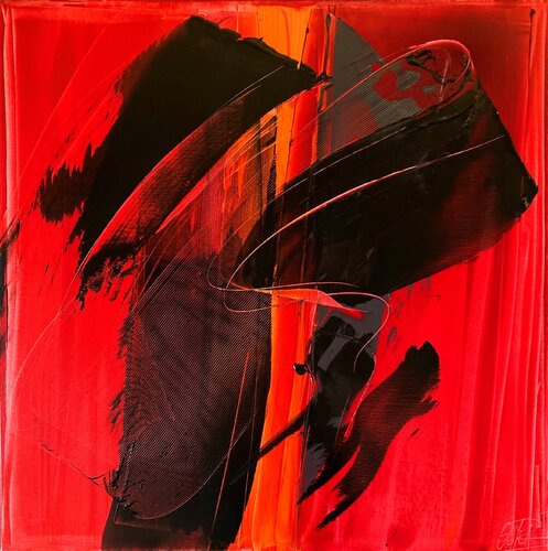 Référence 05 03 17 - Huile sur toile 100x100cm di Jean Soyer, Pittura in vendita su Singulart