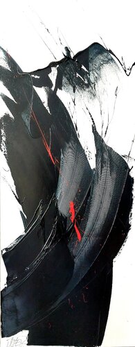 Référence F 33 - Huile sur toile 180x70cm von Jean Soyer, Malerei kaufen auf Singulart