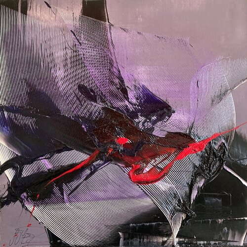 Réf. M 45 - Huile sur toile 50x50cm van Jean Soyer, Schilderij te koop op Singulart