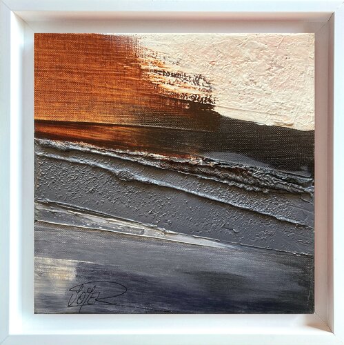 Référence 1995 10 09 - Huile sur toile 25x25cm (30x30cm encadrée) von Jean Soyer, Malerei kaufen auf Singulart