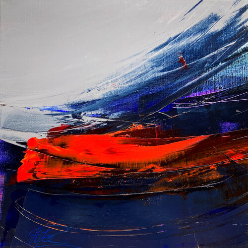 Référence 2014 05 01 - Huile sur toile 80x80cm von Jean Soyer, Malerei kaufen auf Singulart
