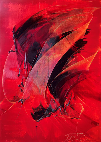 Référence P 18 - Huile sur toile 162x114cm van Jean Soyer, Schilderij te koop op Singulart