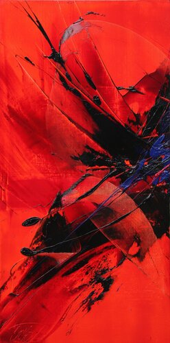Référence B 39 - Huile sur toile 120x60cm von Jean Soyer, Malerei kaufen auf Singulart