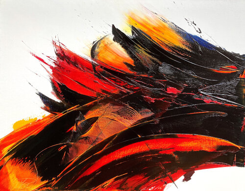 Référence  D 13 - Huile sur toile format 114x146cm by Jean Soyer, Painting for Sale on Singulart