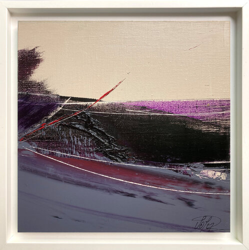 Référence S 158 - Huile sur toile encadrée caisse américaine blanche van Jean Soyer, Schilderij te koop op Singulart