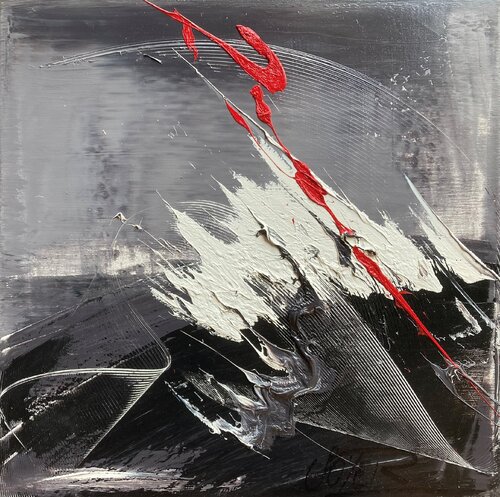 Référence A 47 - Huile sur toile 50x50cm van Jean Soyer, Schilderij te koop op Singulart