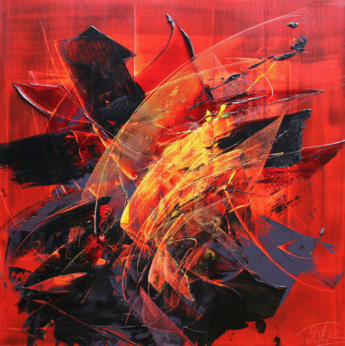 Référence 2017 06 16 - Huile sur toile 100x100cm von Jean Soyer, Malerei kaufen auf Singulart