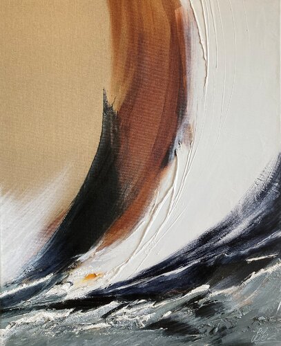 Référence S 245 - Huile et acrylique sur toile 100x81cm di Jean Soyer, Pittura in vendita su Singulart