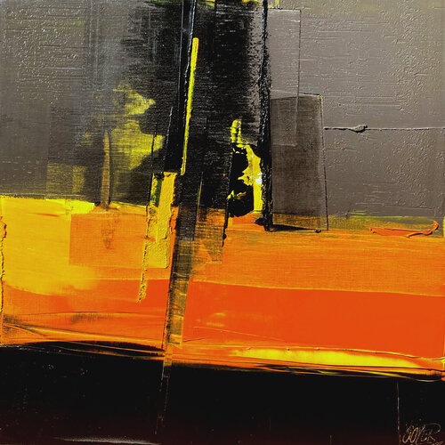 Réf. 1998 03 13 - Huile sur toile 80x80cm von Jean Soyer, Malerei kaufen auf Singulart